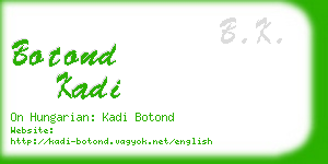 botond kadi business card